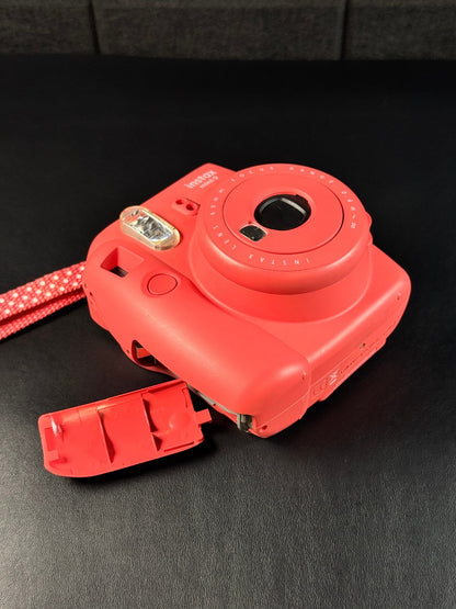Fujifilm Instax Mini 9 Flamingo Pink Instant Polaroid Camera - Tested & Working
