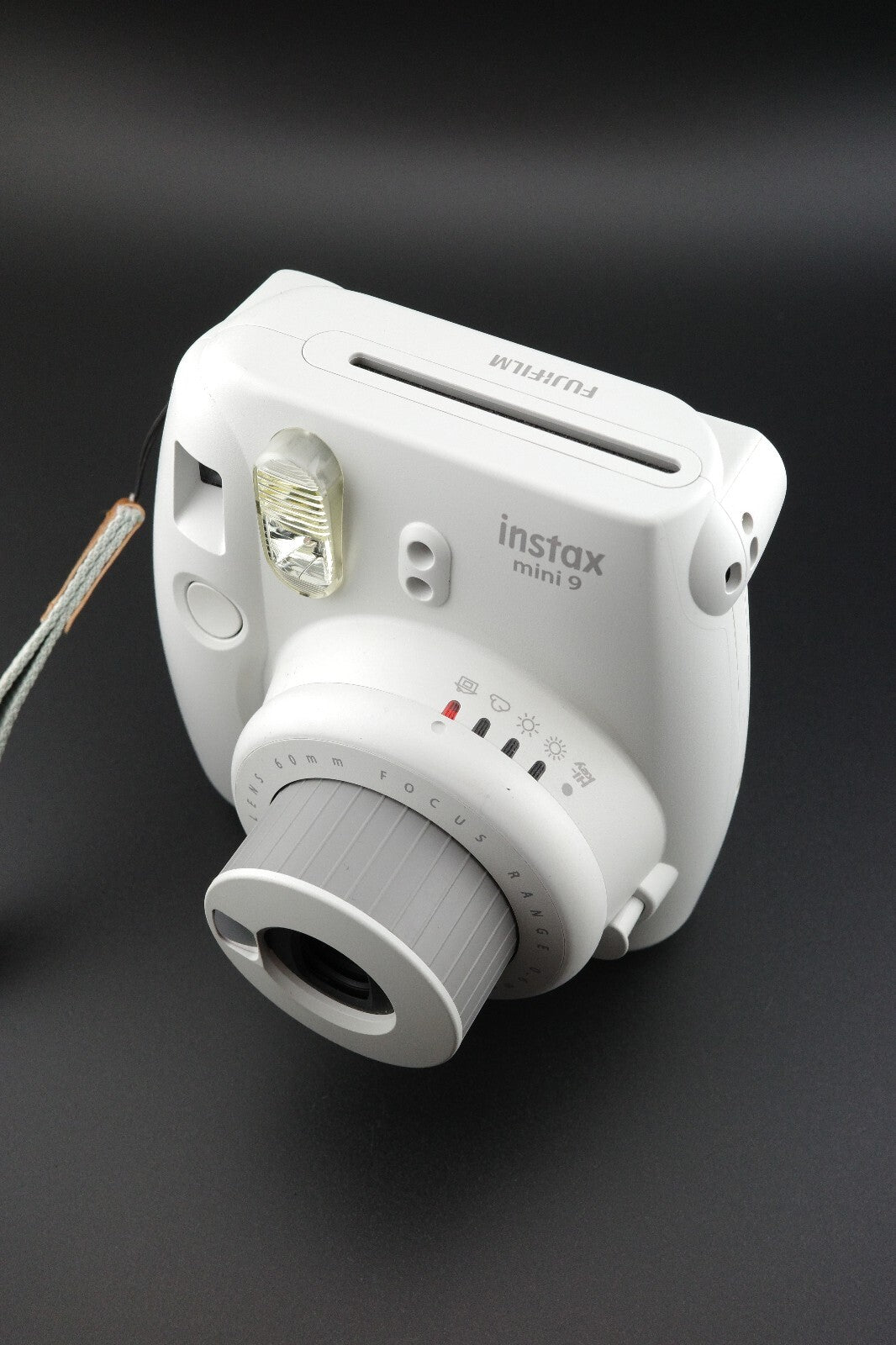 Boxed Fujifilm Instax Mini 9 White Instant Camera + Batteries - Tested & Working