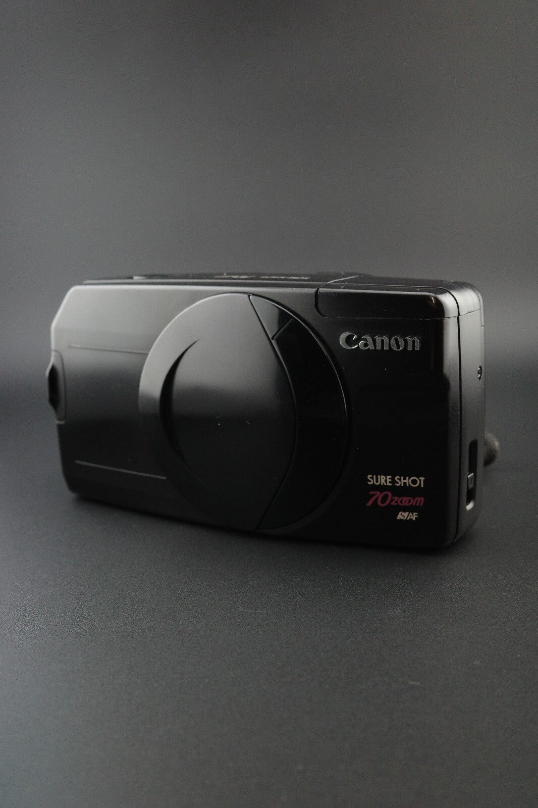 Vintage Canon Sure Shot 70 Zoom 35mm Film Camera - Winds, Fires - Faulty Flash