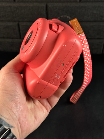 Fujifilm Instax Mini 9 Flamingo Pink Instant Polaroid Camera - Tested & Working