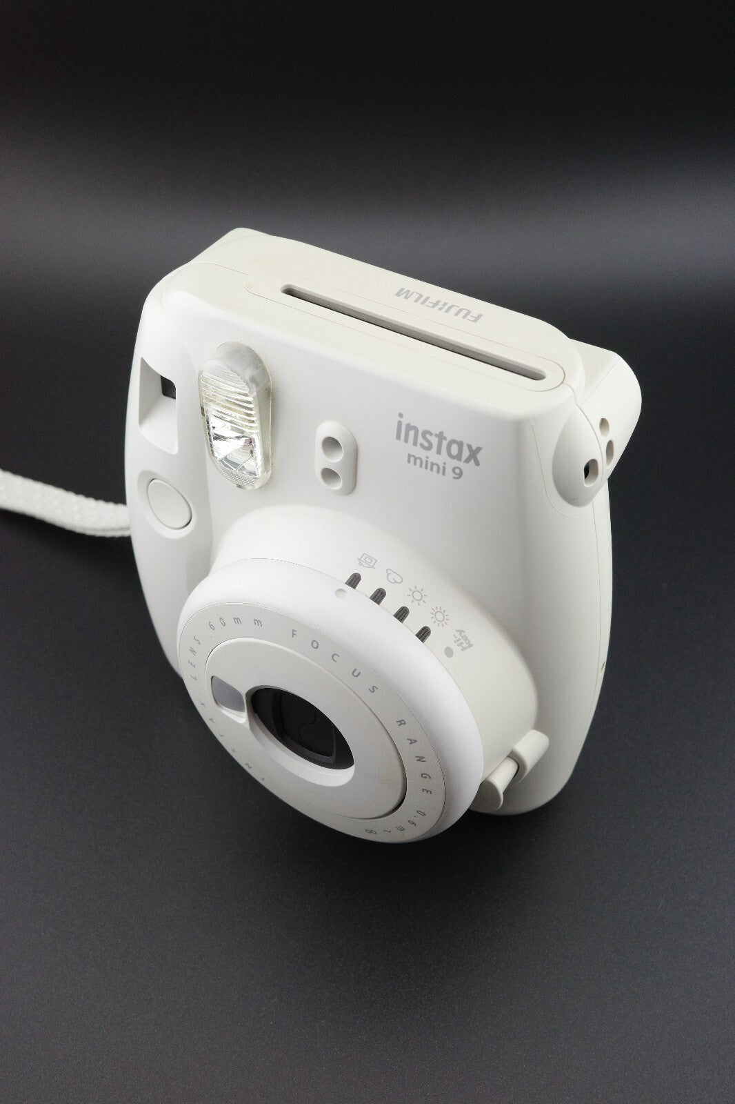 Fujifilm Instax Mini 9 White Instant Camera, Case & Batteries - Tested & Working