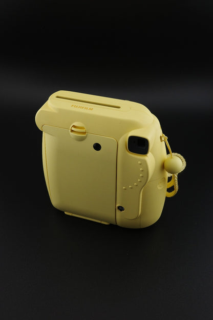 Fujifilm Instax Mini 8 Yellow Instant Camera & New Batteries - Works Perfectly