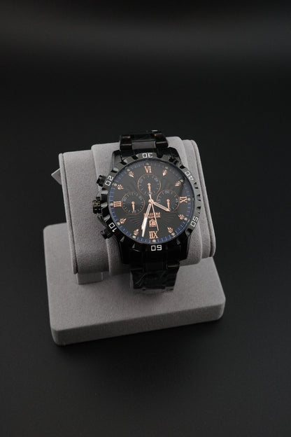 Montres Prestige Invicta MPW-0331 Men's 44mm Black Quartz Watch New Boxed