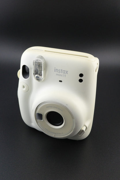 Fujifilm Instax Mini 11 White Instant Camera + Batteries - Tested & Working