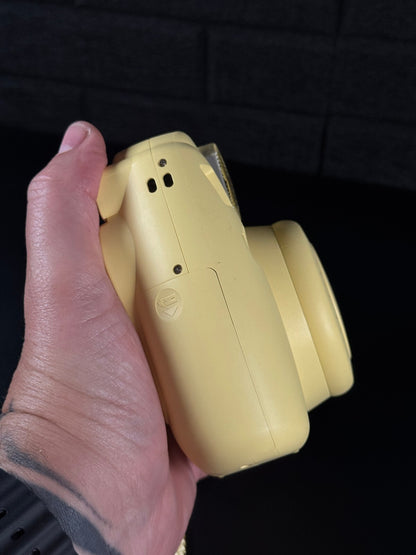 Fujifilm Instax Mini 8 Yellow Instant Camera & Batteries - Tested & Working