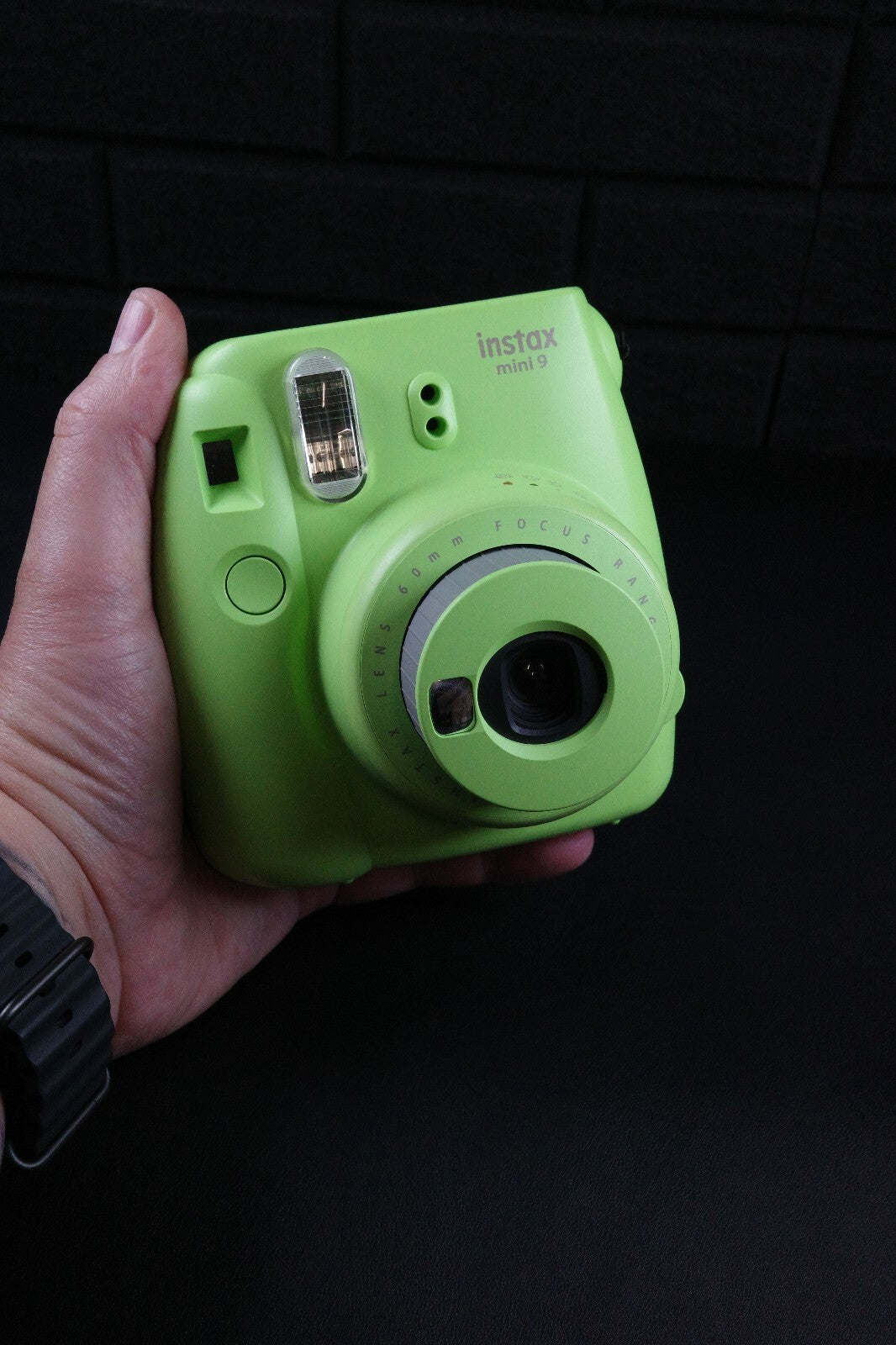 Fujifilm Instax Mini 9 Green Instant Camera + Case, Film & Batteries - Working