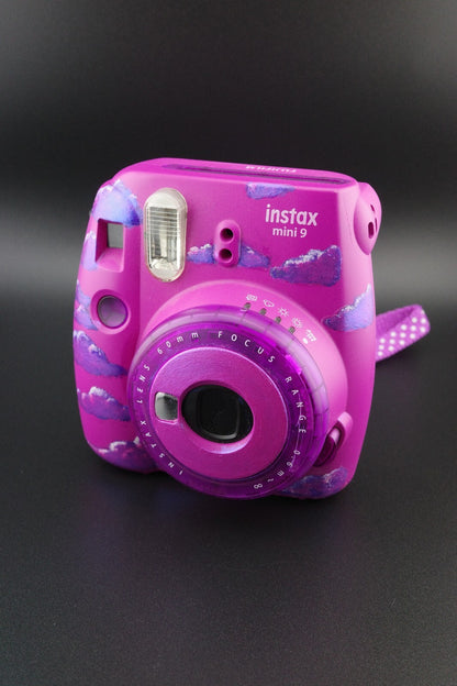 Fujifilm Instax Custom Hand Painted Mini 9 Instant Camera + Batteries - Working