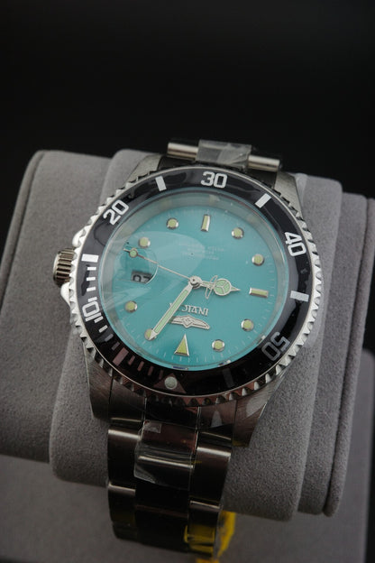 Invicta Pro Diver Aurenova 50852 Men's 40mm Steel Quartz Watch Blue Dial Boxed