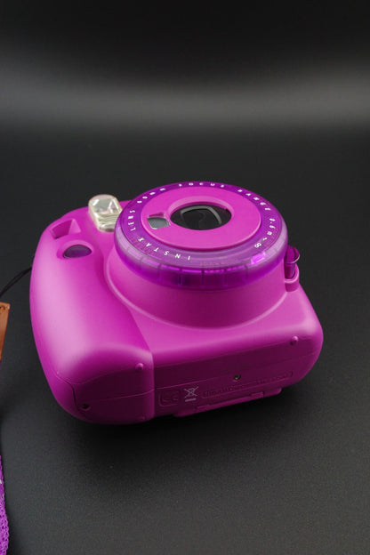 Fujifilm Instax Mini 9 LTD ED Purple Instant Camera + Batteries Tested & Working