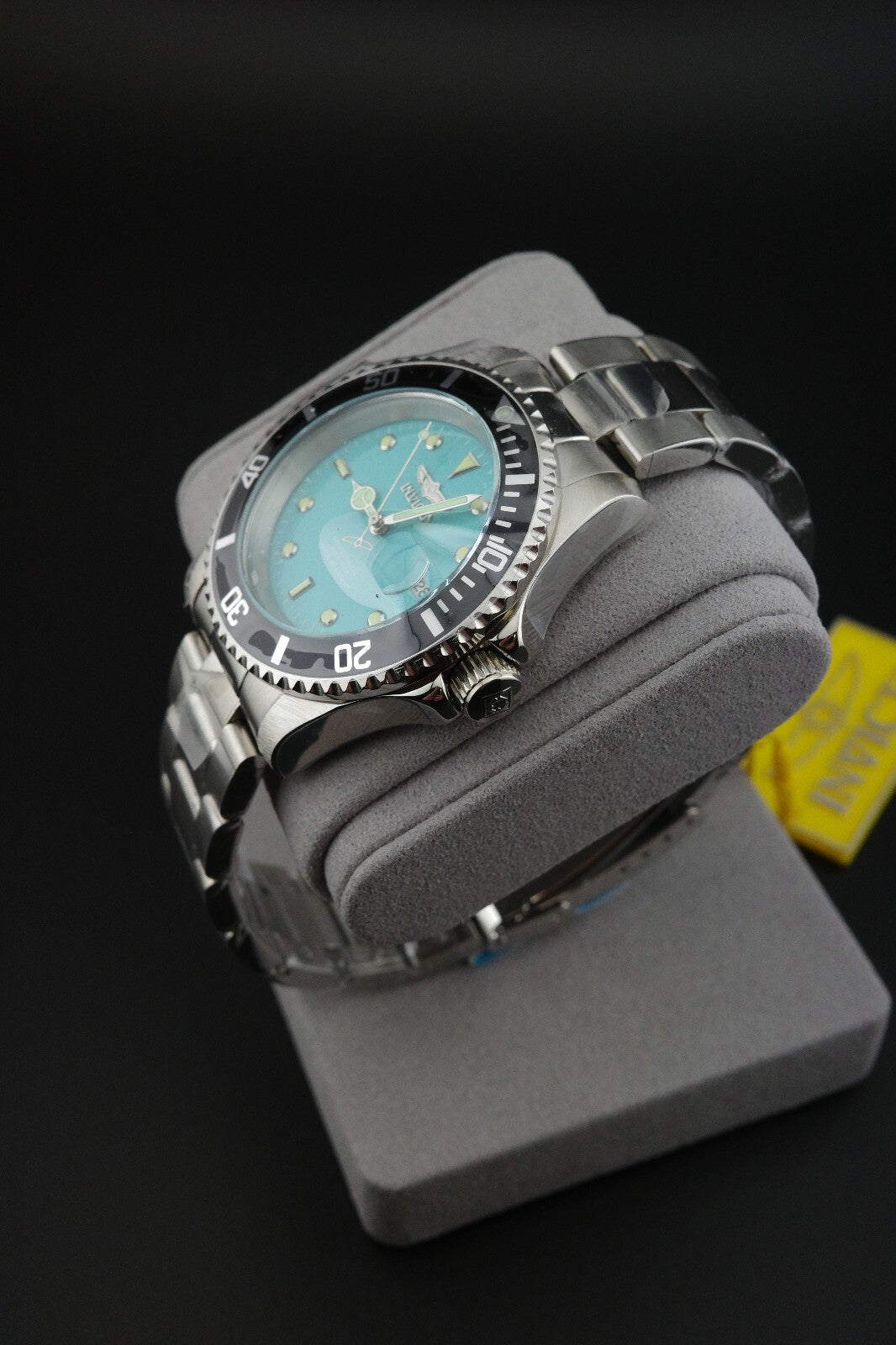 Invicta Pro Diver Aurenova 50852 Men's 40mm Steel Quartz Watch Blue Dial Boxed