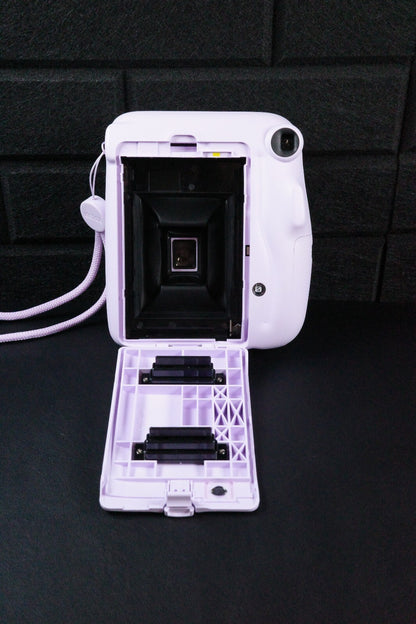 Fujifilm Instax Mini 11 Lilac Instant Camera + Film & Batteries - Fully Working