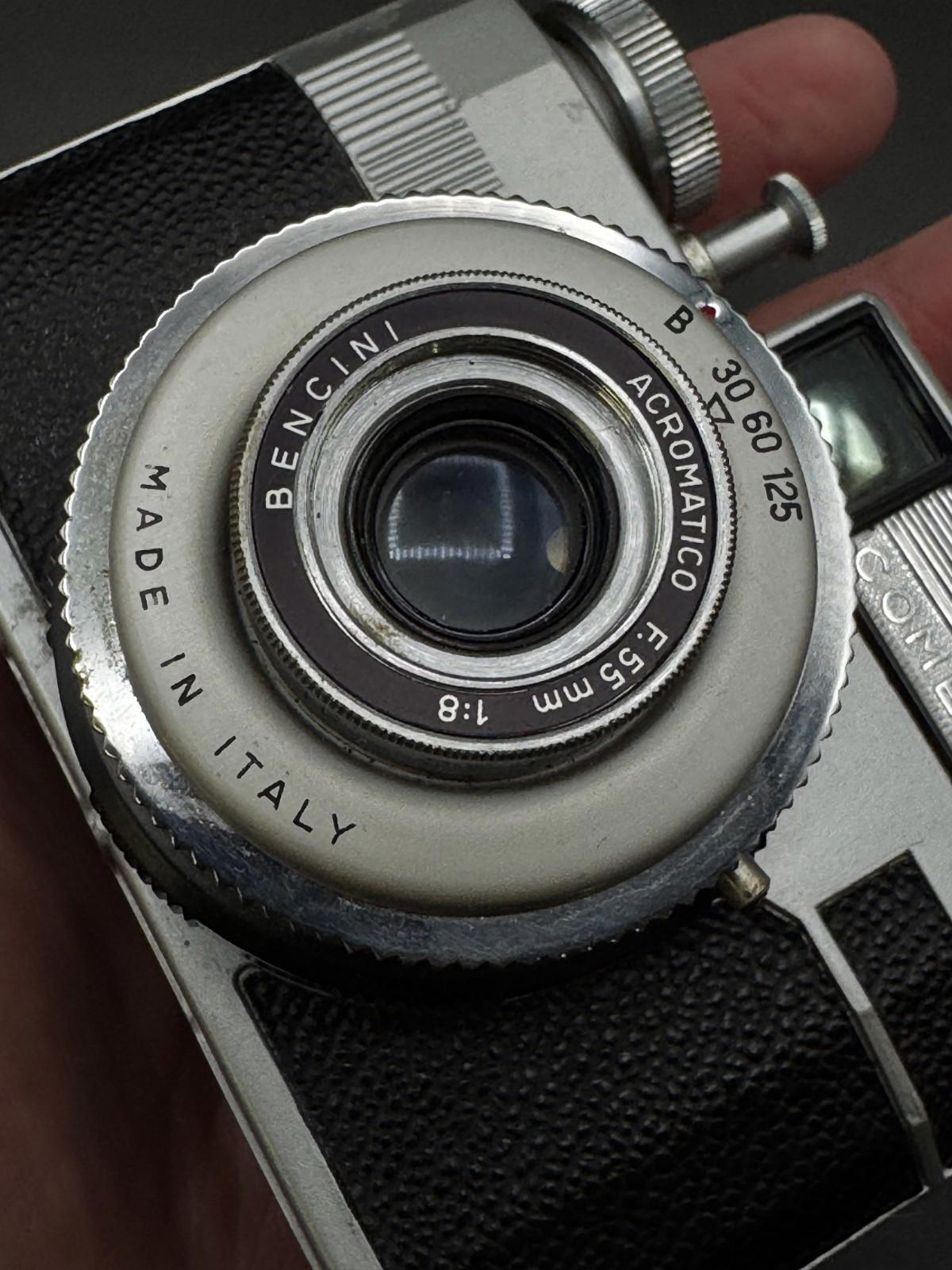 Working Bencini Comet 44 Medium Format 6x4.5 Vintage 127 Film Vintage Camera