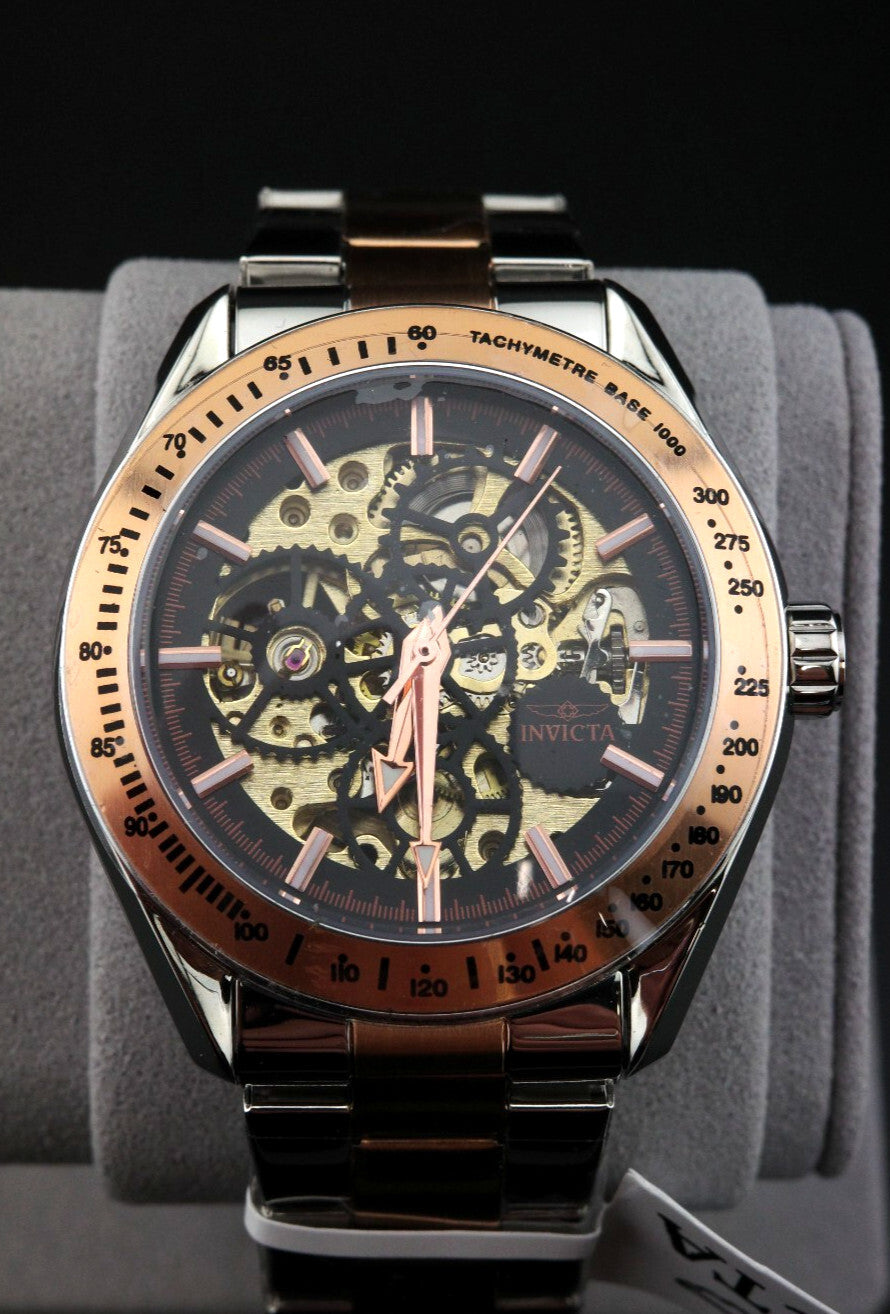 Invicta Objet D'Art Excelsior 69599 Men's Automatic Skeleton Watch 43mm - New