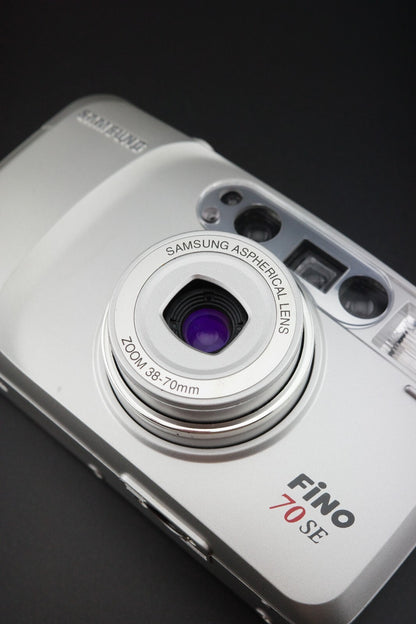 Samsung Fino 70 SE Vintage 1990's 35mm Point & Shoot Camera - Tested & Working