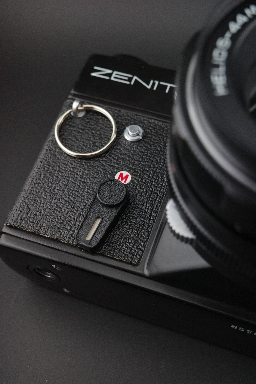 Zenit EM 35mm Film Camera + Helios 44M 2/58 + External LightMeter - Read Details