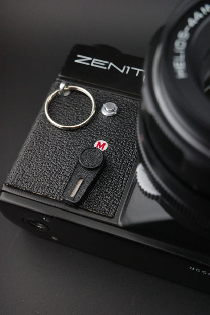 Zenit EM 35mm Film Camera + Helios 44M 2/58 + External LightMeter - Read Details