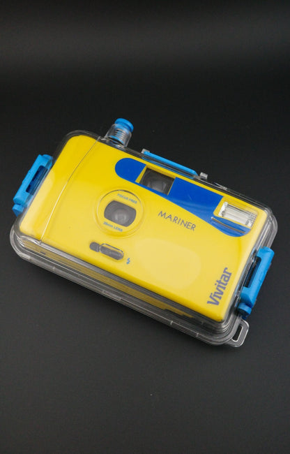 Vivitar Mariner 35mm Film Camera 28mm Lens Underwater - Tested & Working