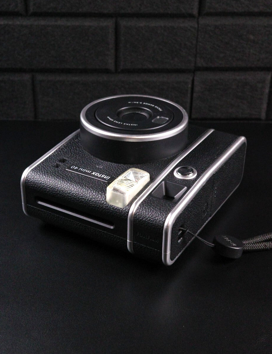 Fujifilm Instax Mini 40 Instant Film Camera + Batteries - Tested & Working