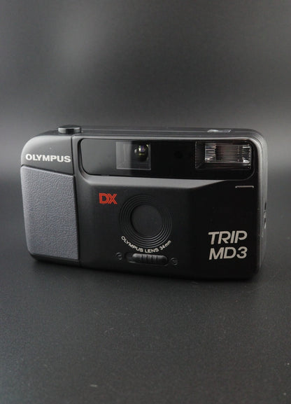 Olympus Trip MD3 35mm Film Camera Vintage Point & Shoot - Tested and Working