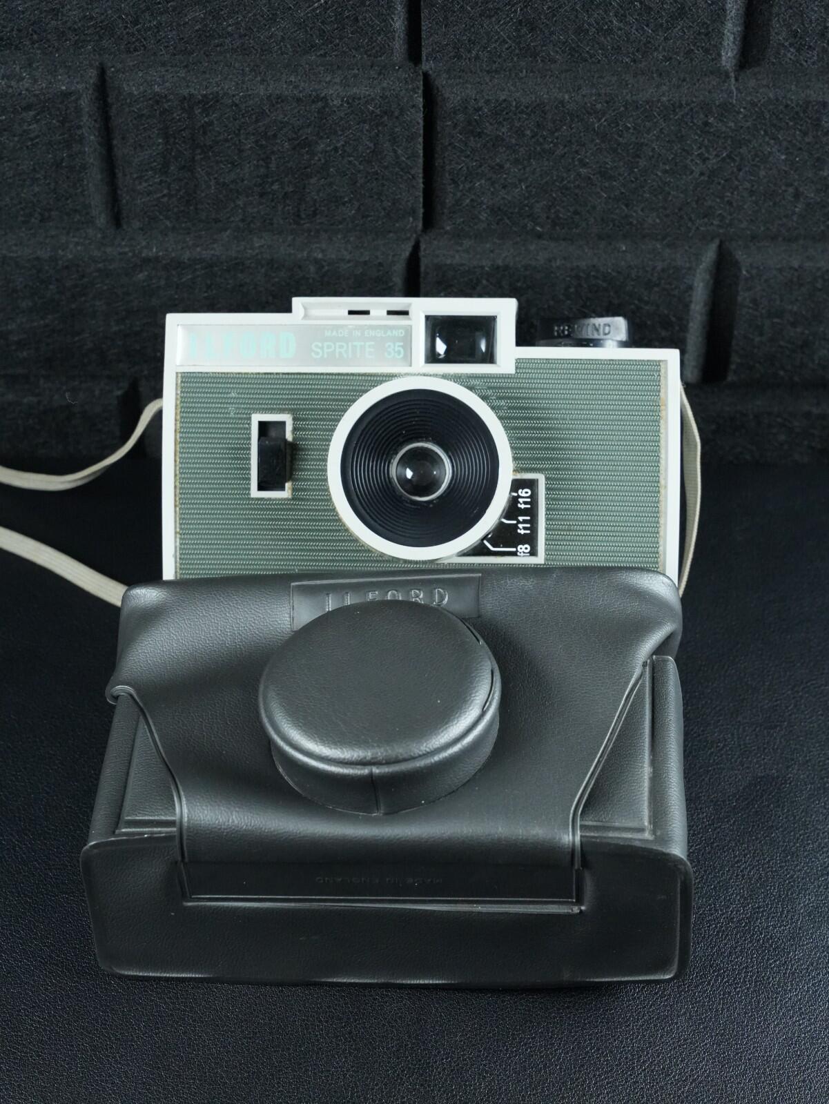 Ilford Sprite 35 Compact Vintage 1960's 35mm Film Camera & Case - Working (Z294)