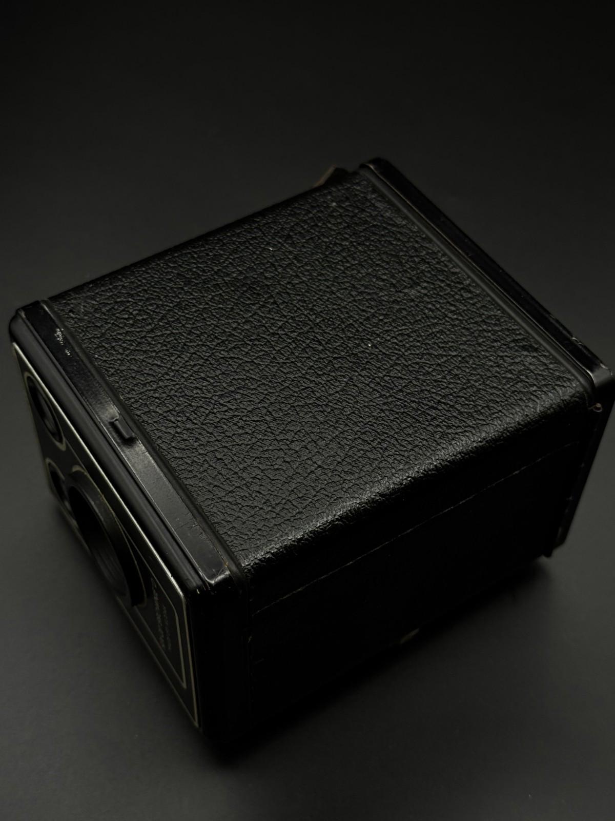 Working Kodak Brownie Six-20 Model D Vintage Film Camera with Case