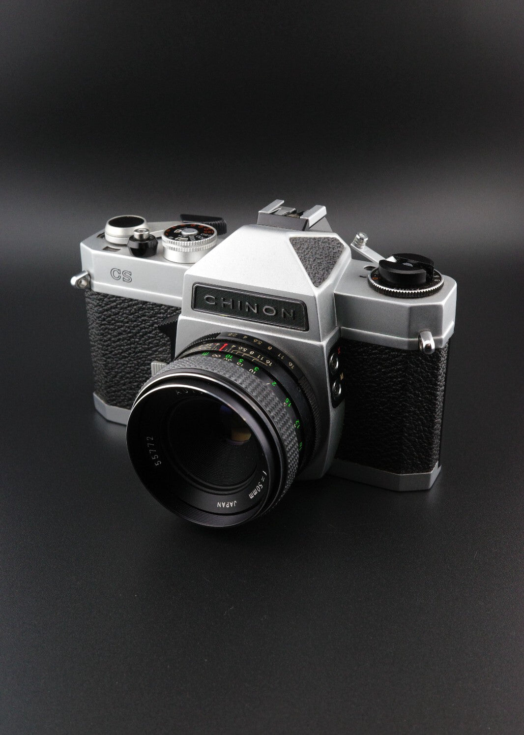 Vintage Chinon CS 35mm Film Camera, Helios Flash & 50mm 2.8 Lens - Fully Working