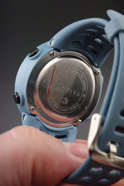 Activa X Invicta ACW1915-002 Men’s Digital Watch 50mm Light Blue - New & Boxed
