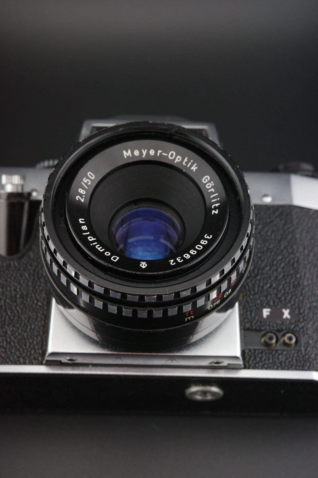 Praktica PL Nova 1B 35mm SLR + Meyer Optik 50mm f/2.8 - Film Tested & Working
