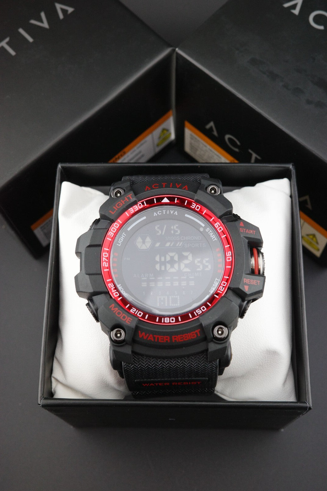 Activa X Invicta ACW8020-015 Men's Digital Watch 56mm Black - Brand New & Boxed