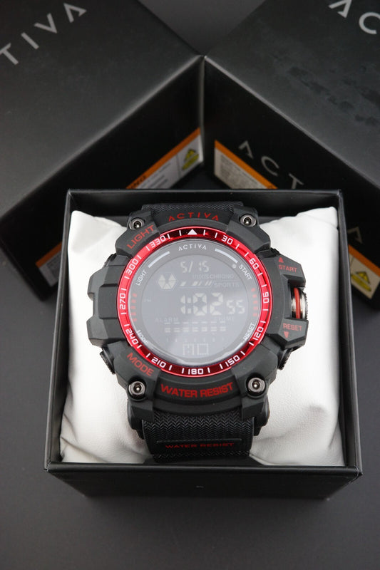 Activa X Invicta ACW8020-015 Men's Digital Watch 56mm Black - Brand New & Boxed