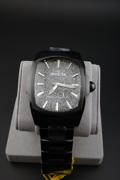 Invicta Lupah 50803 Men's Quartz Watch 47mm Black Stainless Steel - New & Boxed