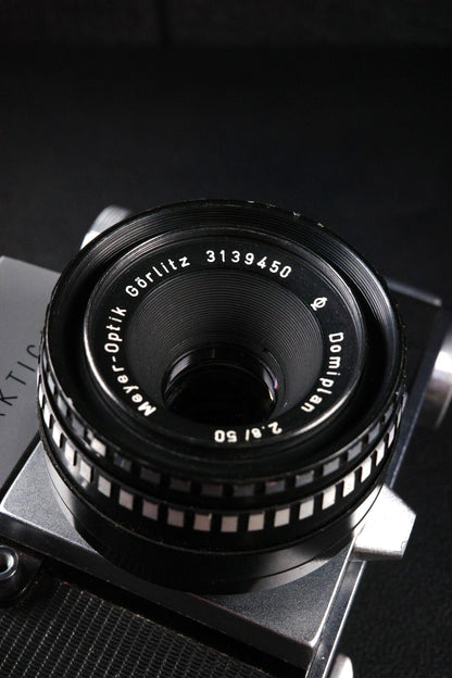 Vintage Praktica IV F 35mm Film Camera & 50mm f/2.8 Lens - Faulty (Read Details)
