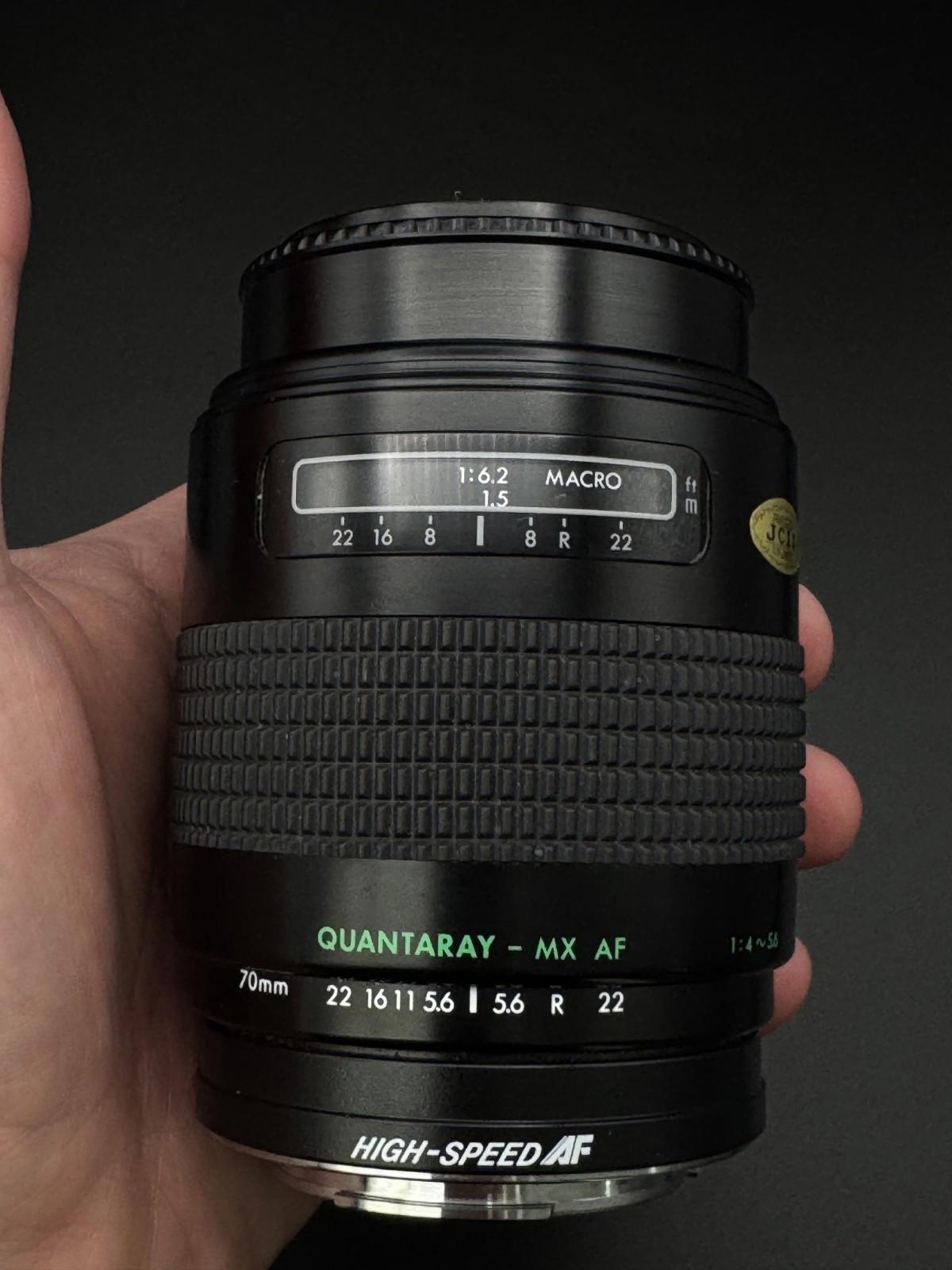Quantaray-MX AF 1:4~5.6 f=70~210mm Minolta AF Mount Camera Lens (Light Fungus)