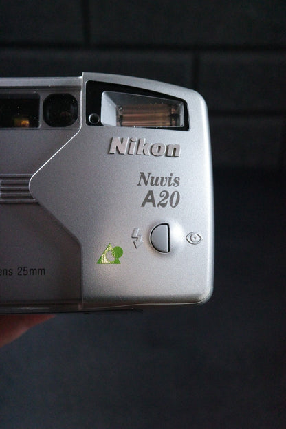 Nikon Nuvis A20 Vintage 1990's Point & Shoot APS Film Camera - Tested & Working