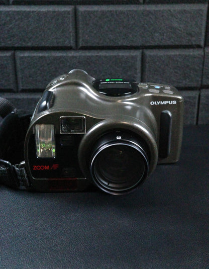 Olympus AZ-330 Superzoom Vintage 1990's 35mm Camera + Batteries - Working VGC