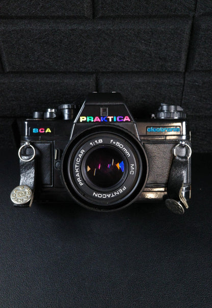 Praktica BCA SLR 35mm Camera Bundle - 2 Lenses, Flash, Case & More - Working