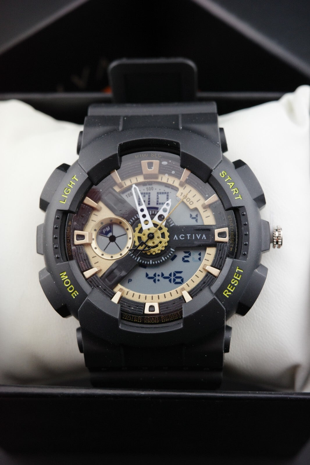 Brand New Boxed Activa Pixel X Invicta ACW498-003 Men's Digital Watch 50mm Black