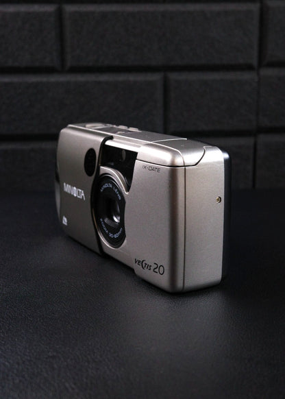 Minolta Vectis 20 Vintage 1990's APS Film Point and Shoot Zoom Camera - Working