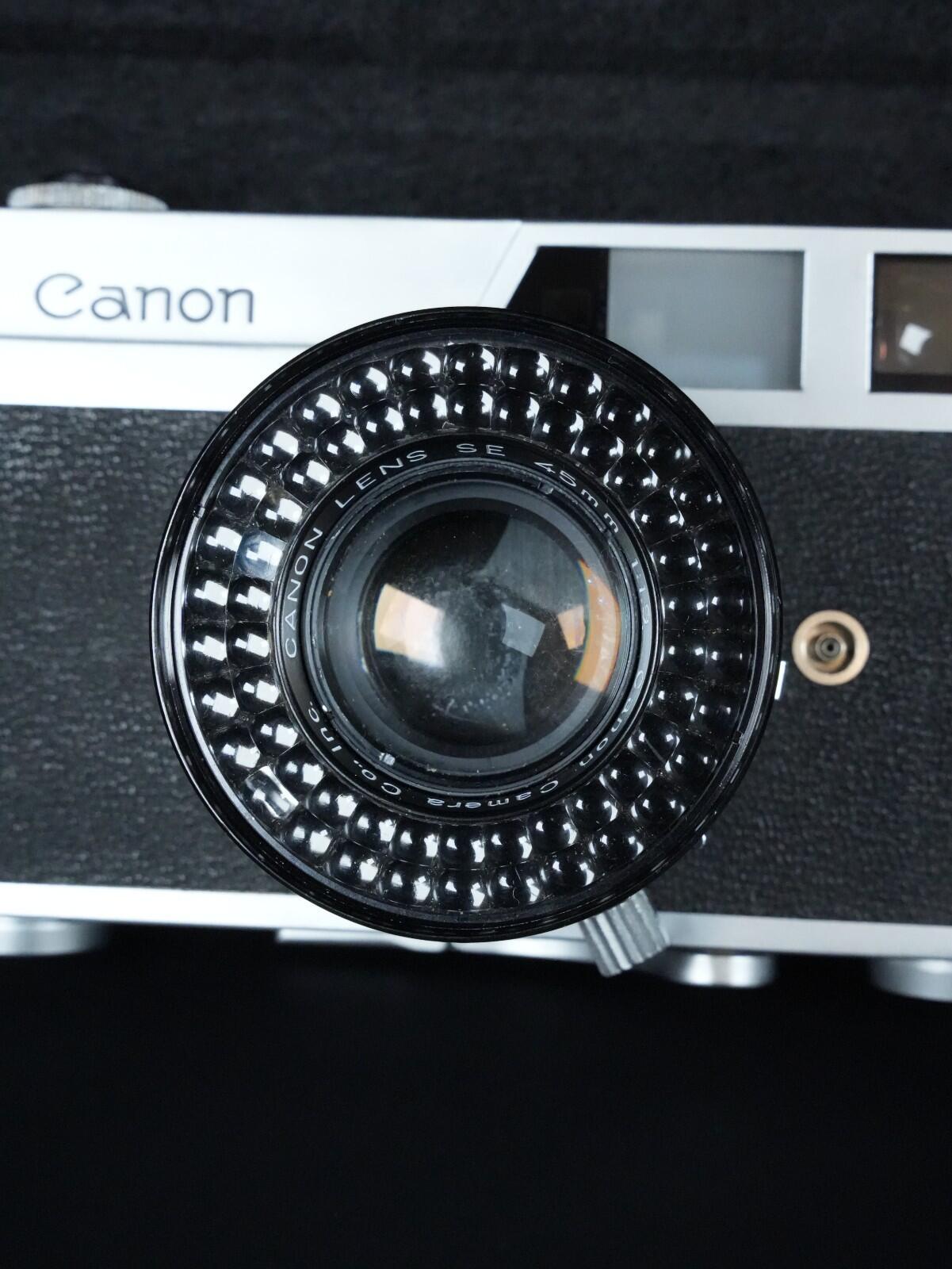 Canon Canonet Vintage 1960's 35mm Film Rangefinder Camera - Read Details