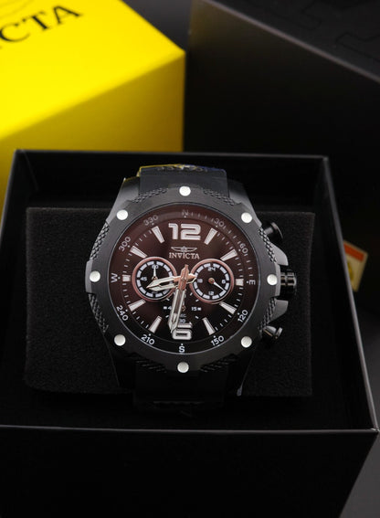 Invicta I-Force Axis 50556 Men’s Watch 50mm Black - Silicone - Brand New & Boxed