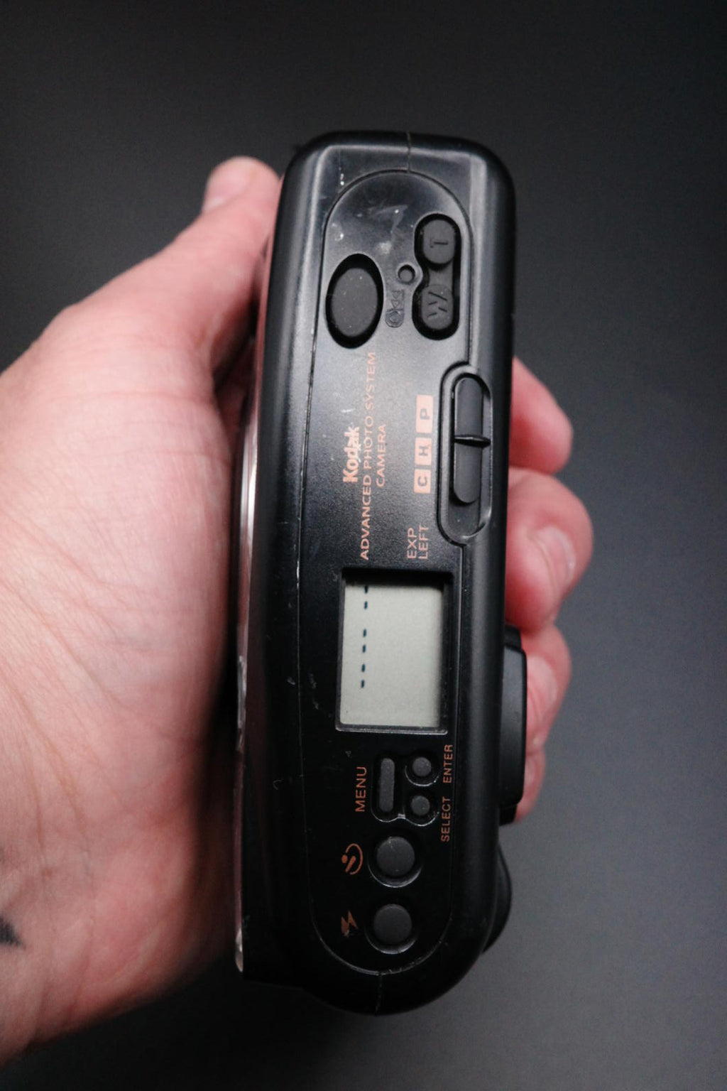 Kodak Advantix 4100ix Zoom APS Film Camera Black Tested & Working