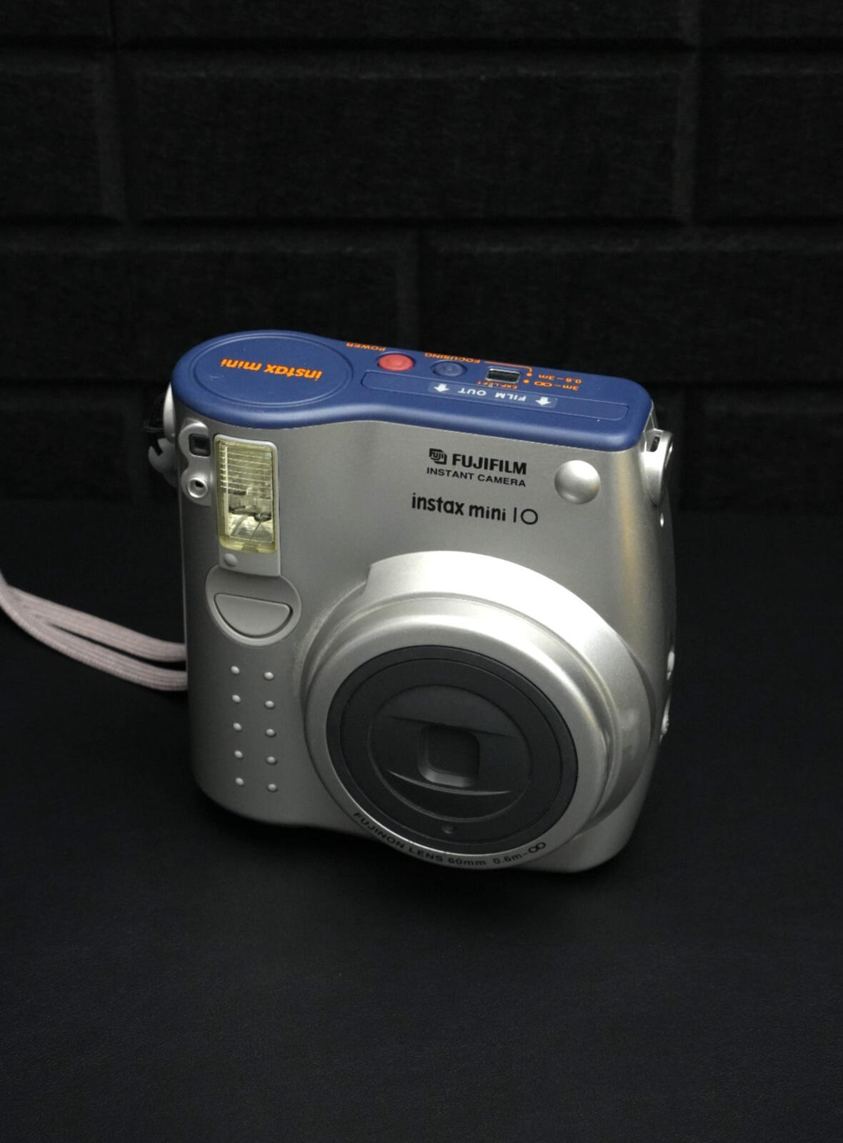 Fujifilm Instax Mini 10 Silver Instant Film Camera + Batteries Tested & Working