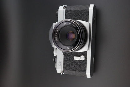 Vintage Chinon CS 35mm Film Camera, Helios Flash & 50mm 2.8 Lens - Fully Working