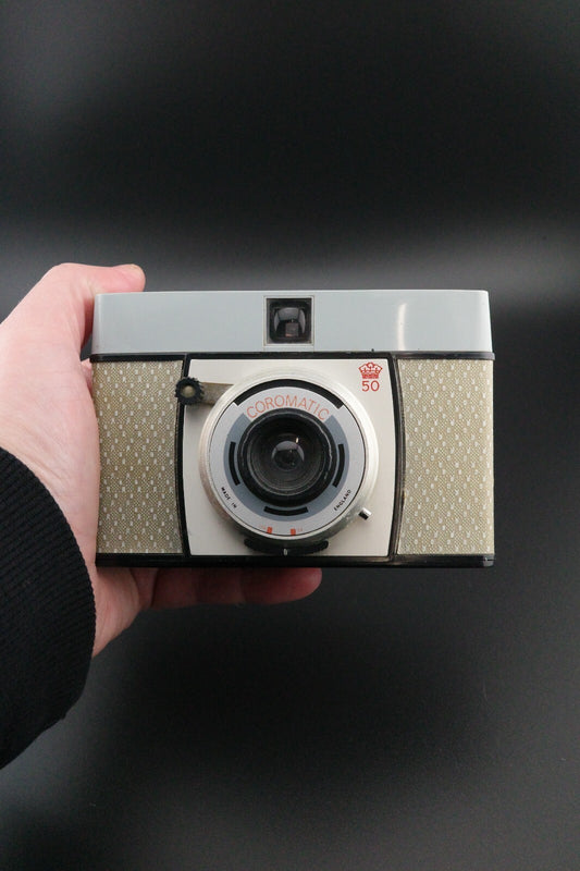 Coronet Coromatic 50 Vintage 1960's UK 126 Film Camera - Tested & Working