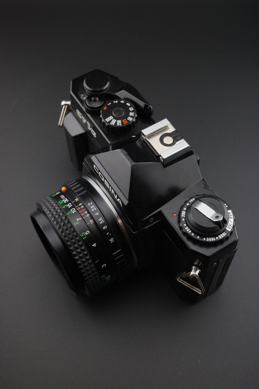 Cosina CT1G Vintage 35mm Film SLR Camera + 50mm 1:2 Lens - Tested & Working