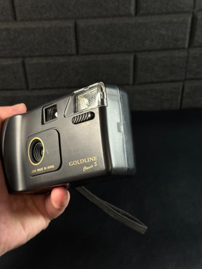 Goldline Classic S Vintage 1980's Compact 35mm Film Camera - Tested & Working