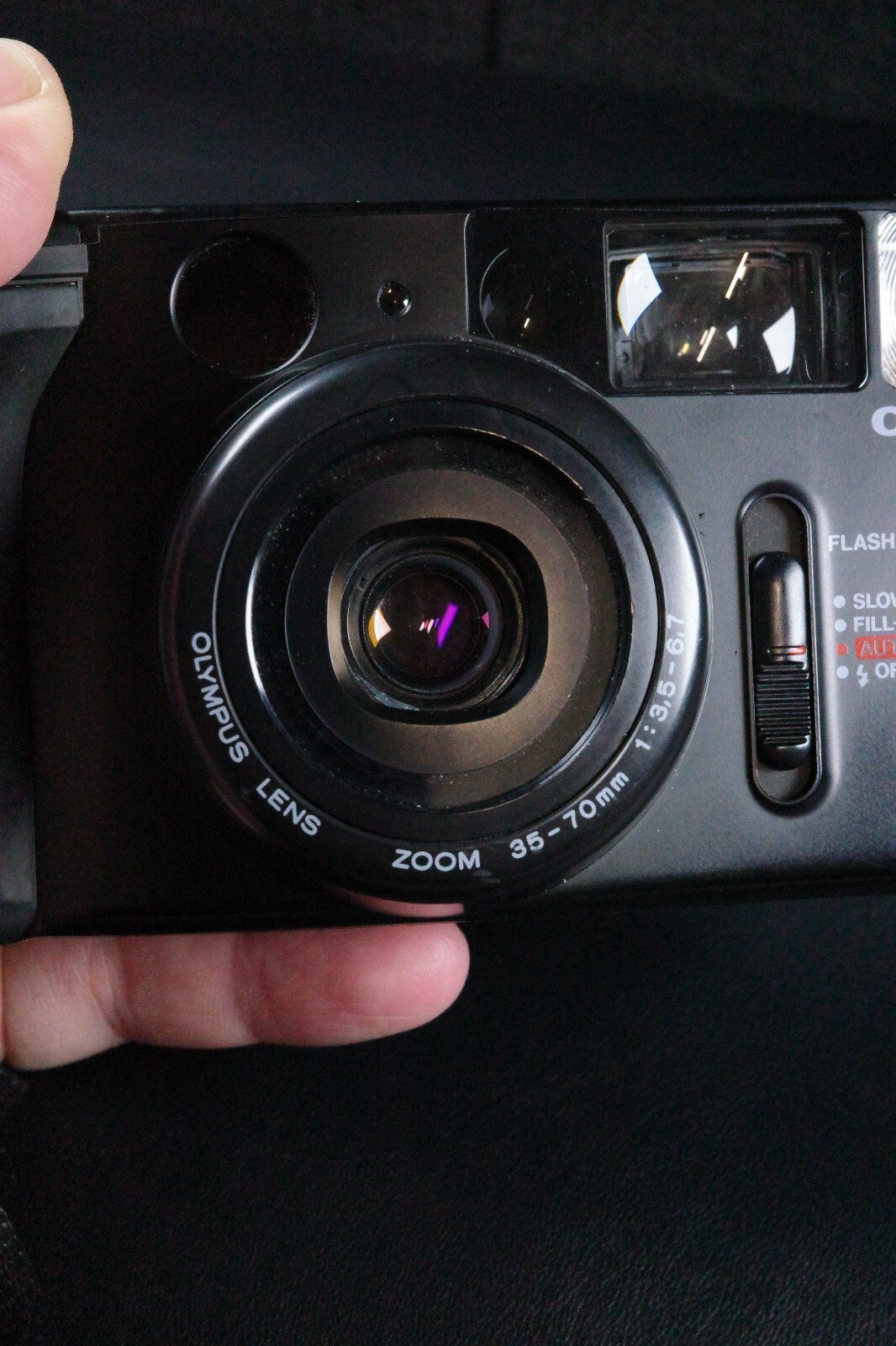 Olympus AZ-1 Zoom Vintage 1980's 35mm Film Point & Shoot Camera - Fully Working