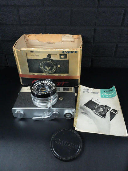 Canon Canonet Vintage 1960's 35mm Film Rangefinder Camera - Read Details