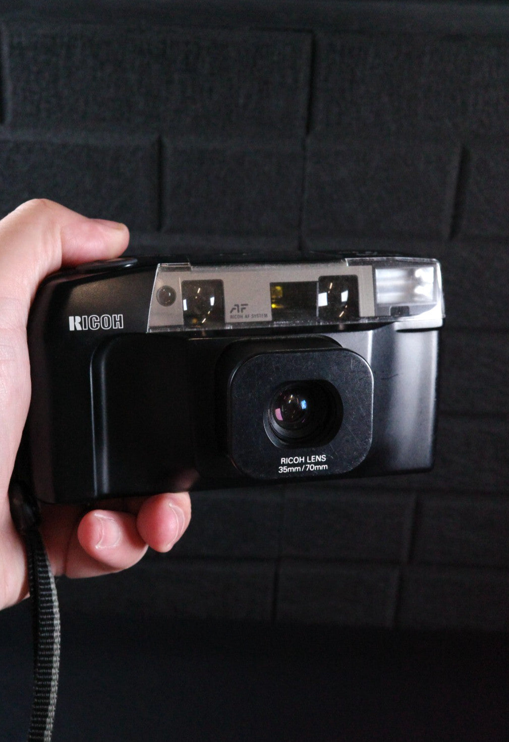 RICOH RT-550 Vintage 1980's 35mm Point & Shoot Film Camera - Tested and Working