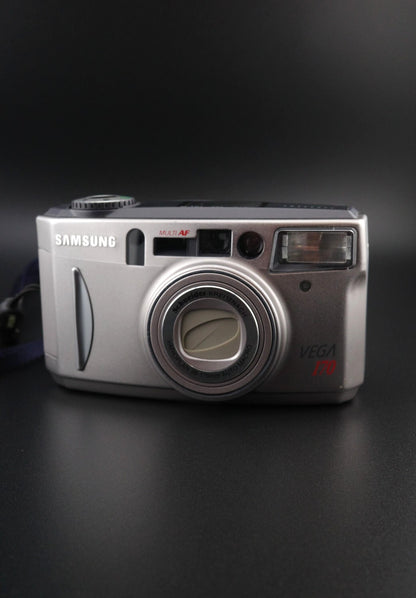 Samsung Vega 170 Vintage 2000's Y2K Zoom 35mm Film Camera - Tested & Working